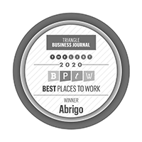 2020 Best Places to Work Award from Triangle Business Journal