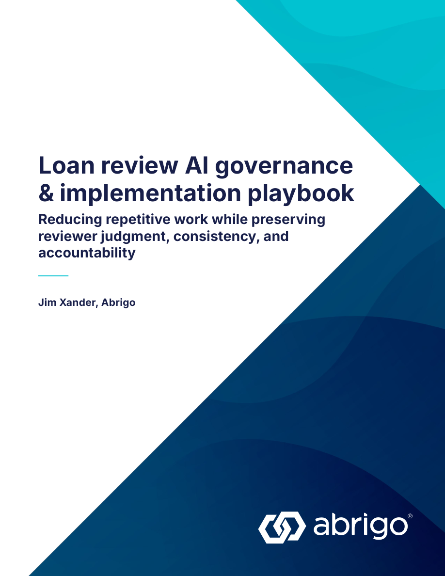 Loan Review AI Governance and Implementation Playbook
